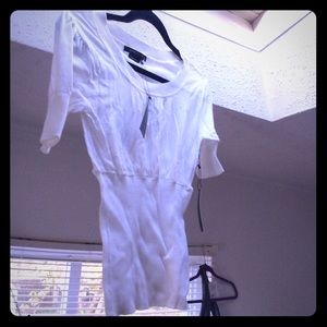 BCBG Women White sweater top